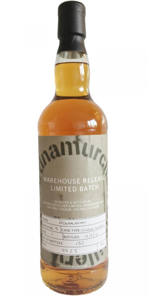 Ardnamurchan 01-year-old AD Warehouse Release - Limited Batch