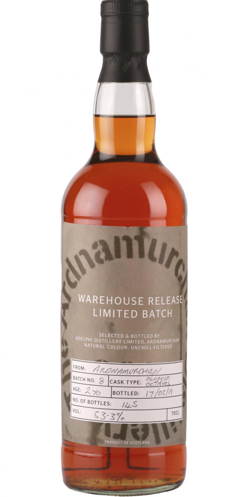 Ardnamurchan 02-year-old AD Warehouse Release - Limited Batch