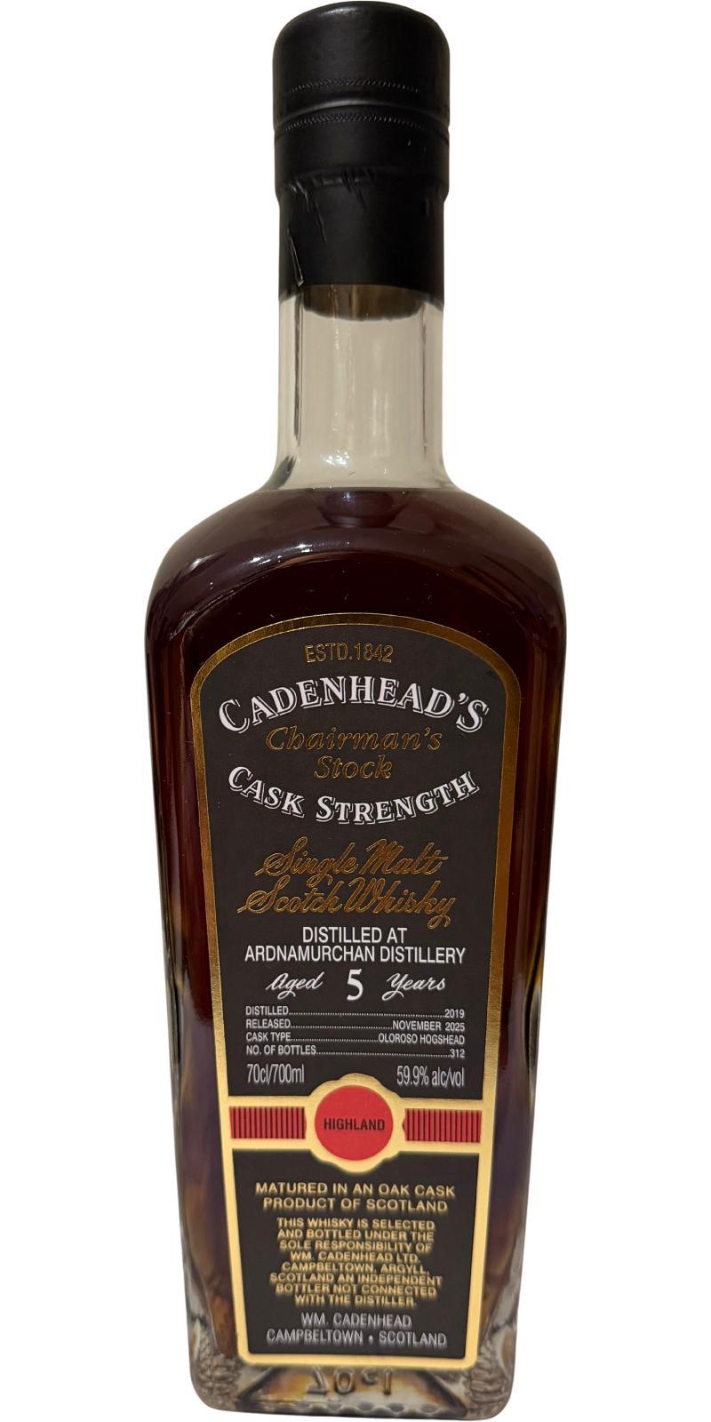 Ardnamurchan 2019 CA Chairman's Stock