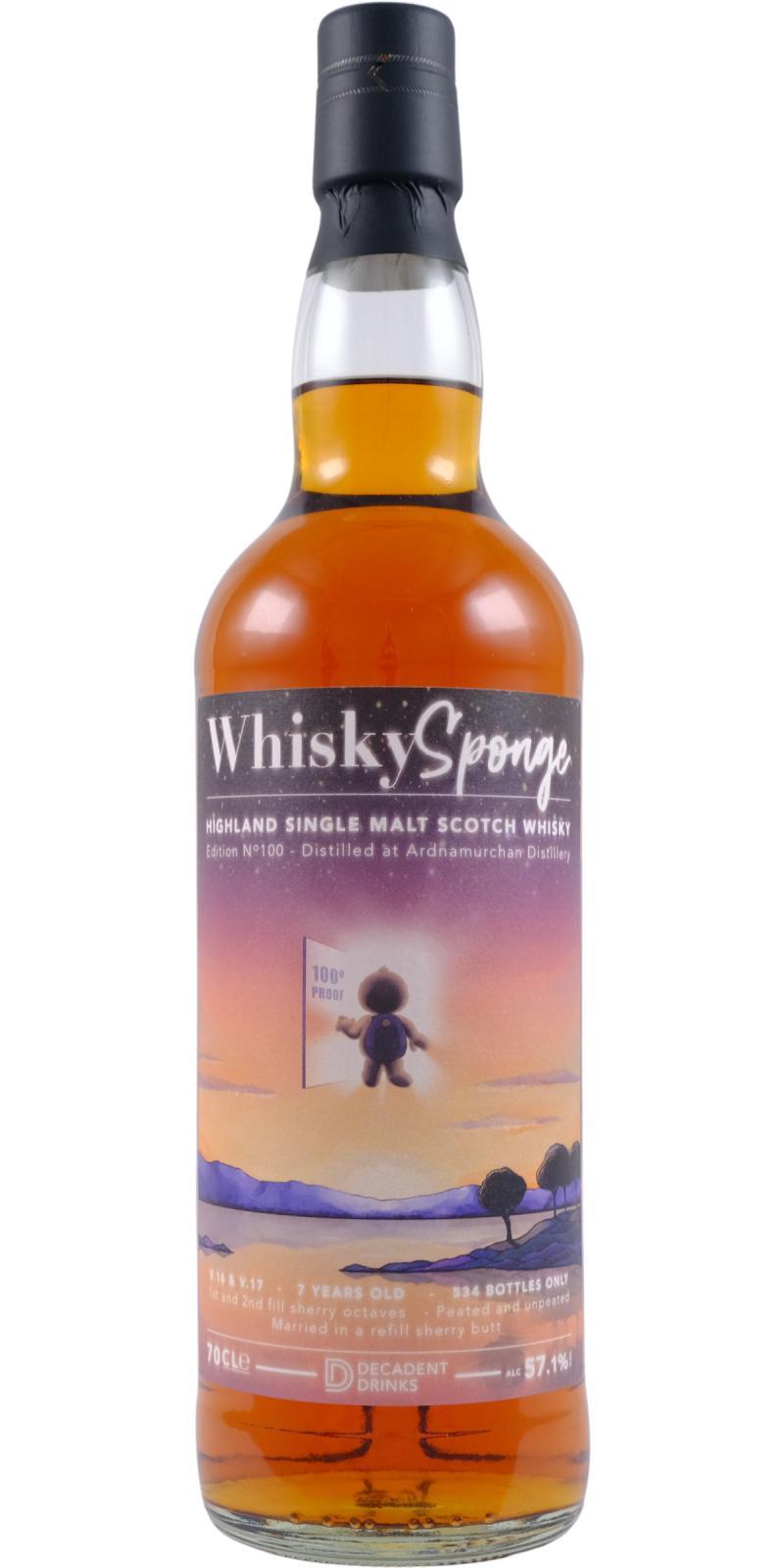 Ardnamurchan 07-year-old DeDr Whisky Sponge