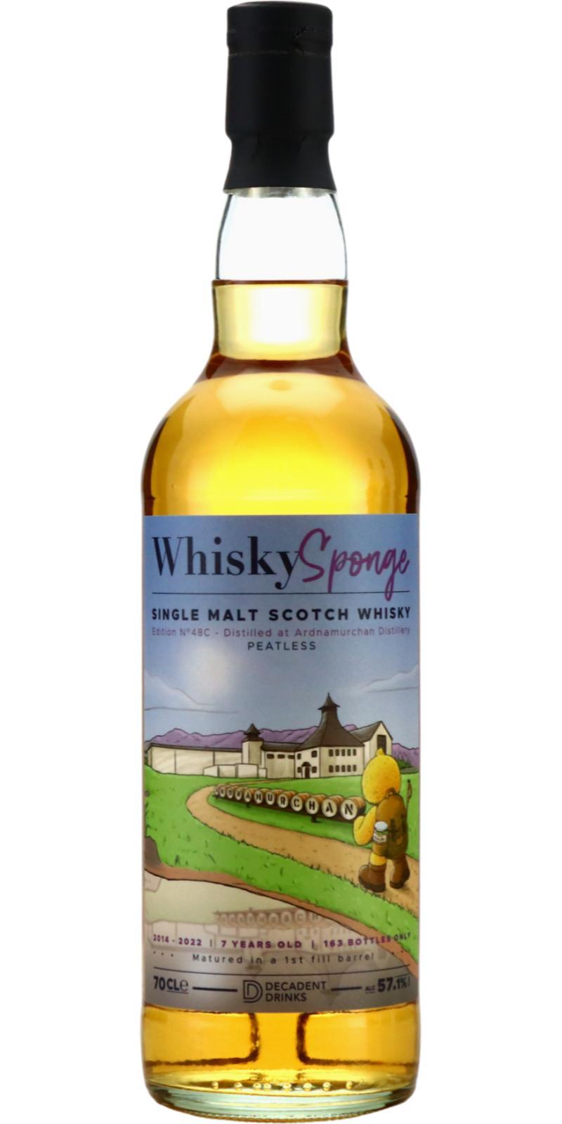 Ardnamurchan 2014 DeDr Whisky Sponge