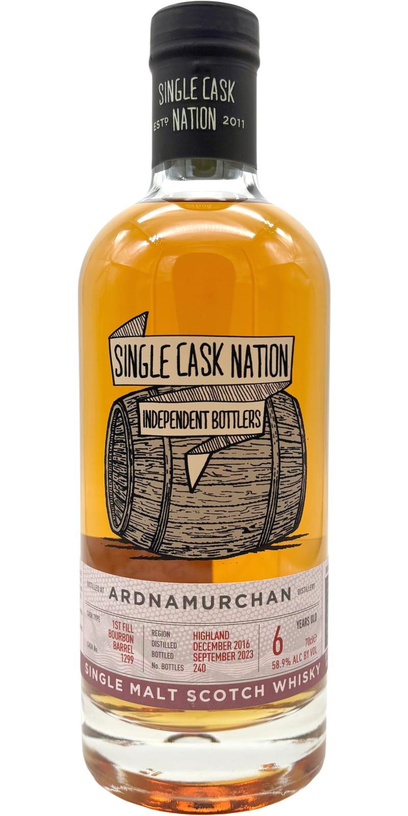 Ardnamurchan 2016 JWC Single Cask Nation