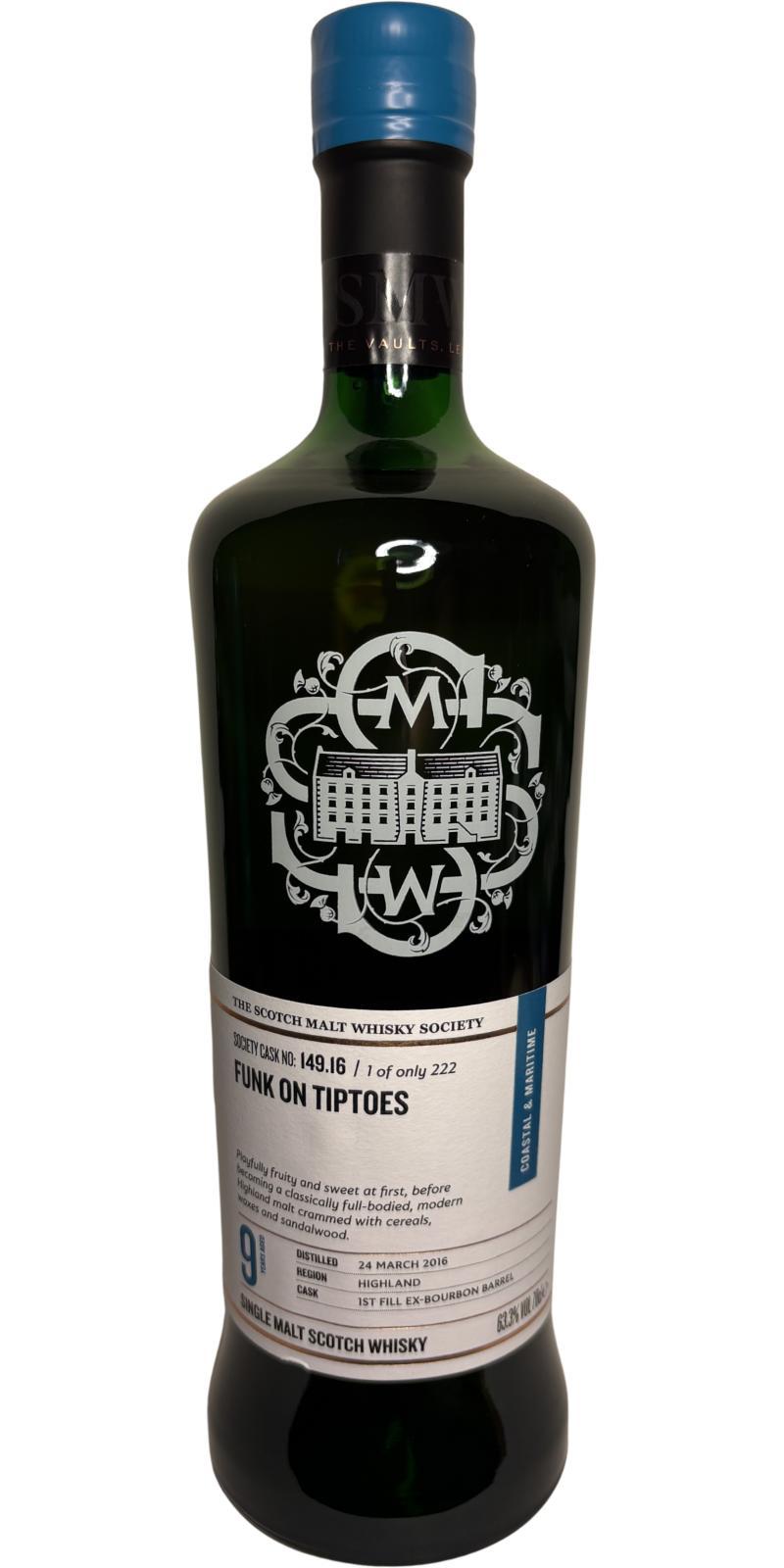 Ardnamurchan 2016 SMWS 149.16 Funk on tiptoes