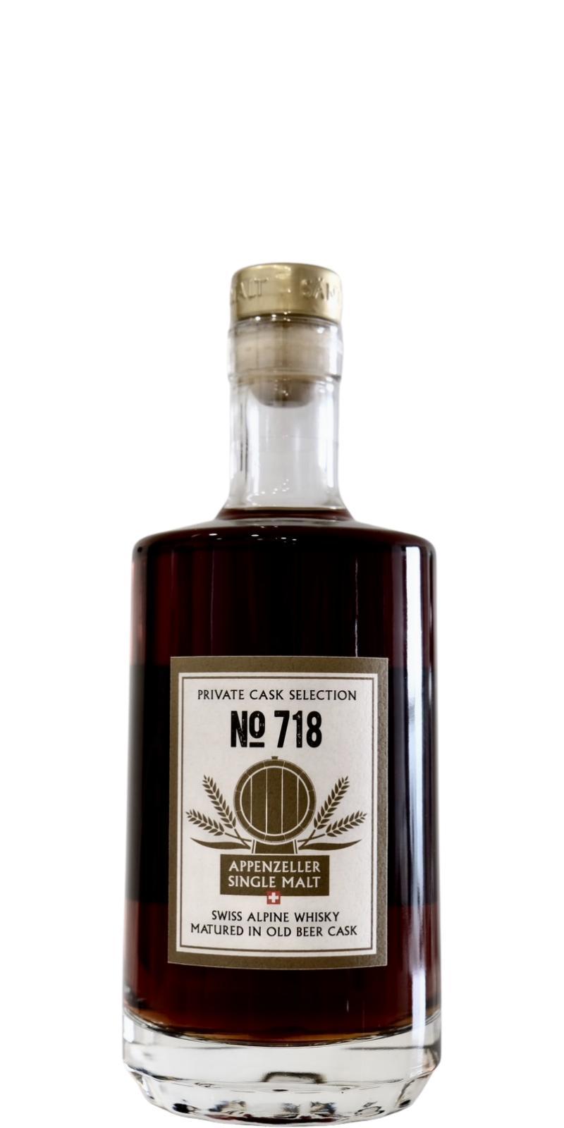 Appenzeller Single Malt 2012 Private Cask Selection WPB