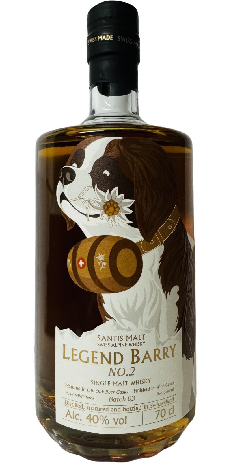 Säntis Malt Legend Barry No.2