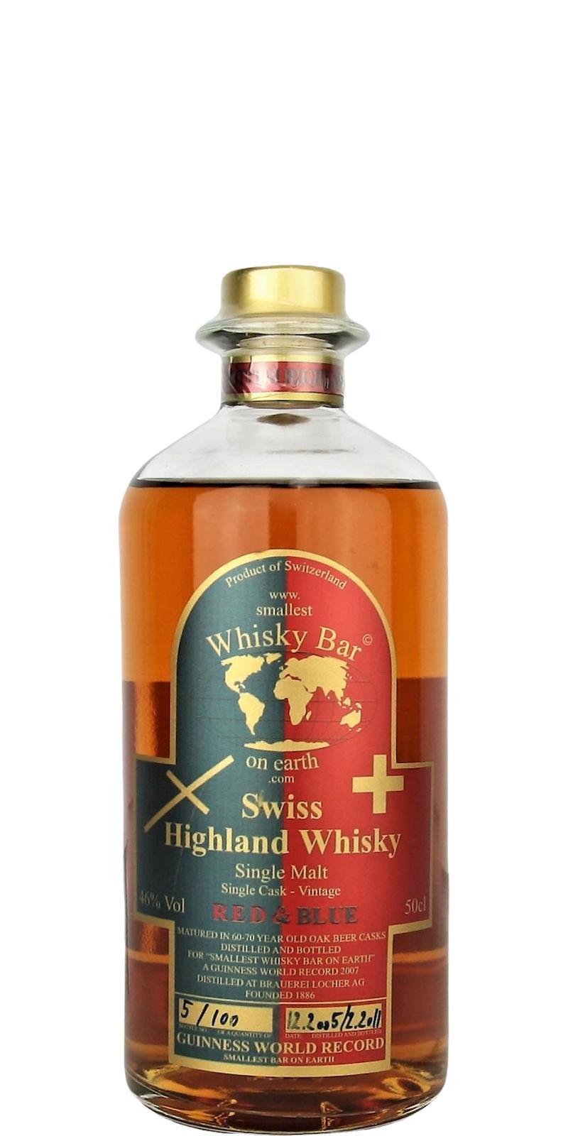 SmallestWhiskyBarOnEarth 2005 Red & Blue