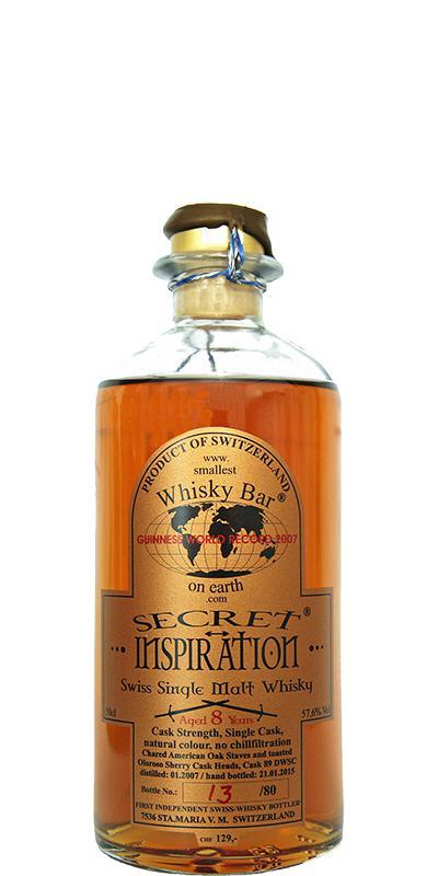 SmallestWhiskyBarOnEarth 2007 Secret Inspiration