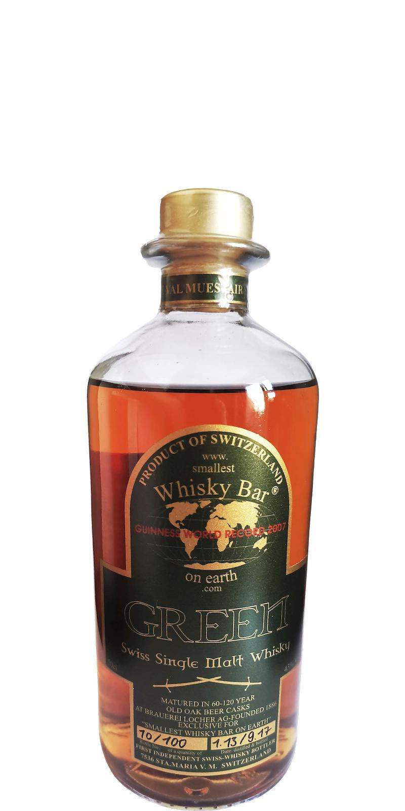 SmallestWhiskyBarOnEarth 2013 Green