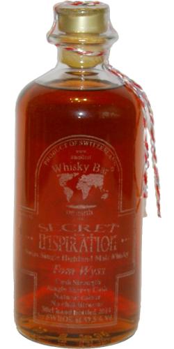 SmallestWhiskyBarOnEarth Secret Inspiration laser print label