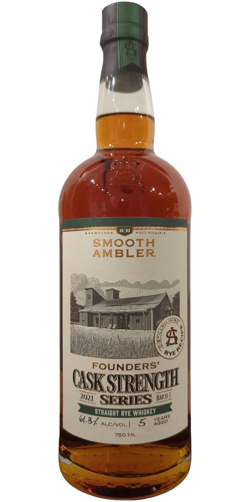 Smooth Ambler 05-year-old  Founder's Cask Strength Series