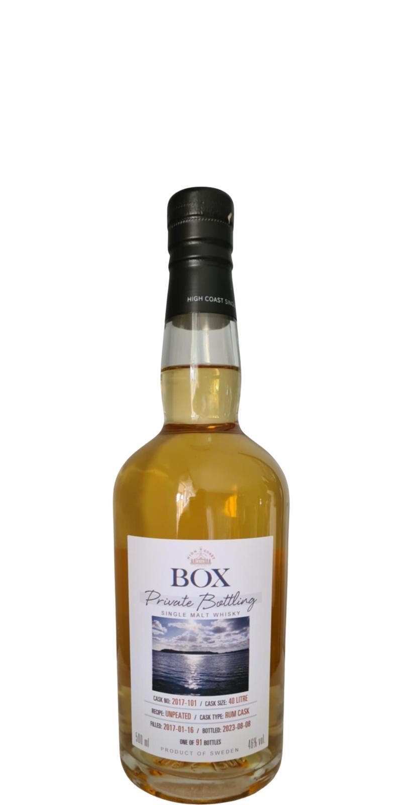Box 2017  Private Bottling