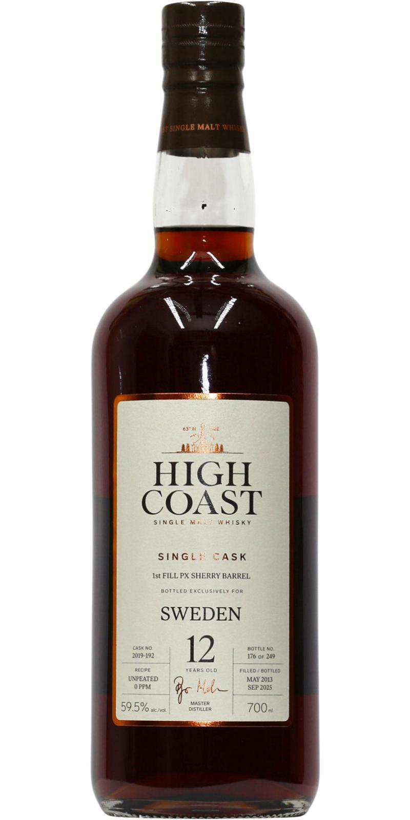 High Coast 2013  Single Cask