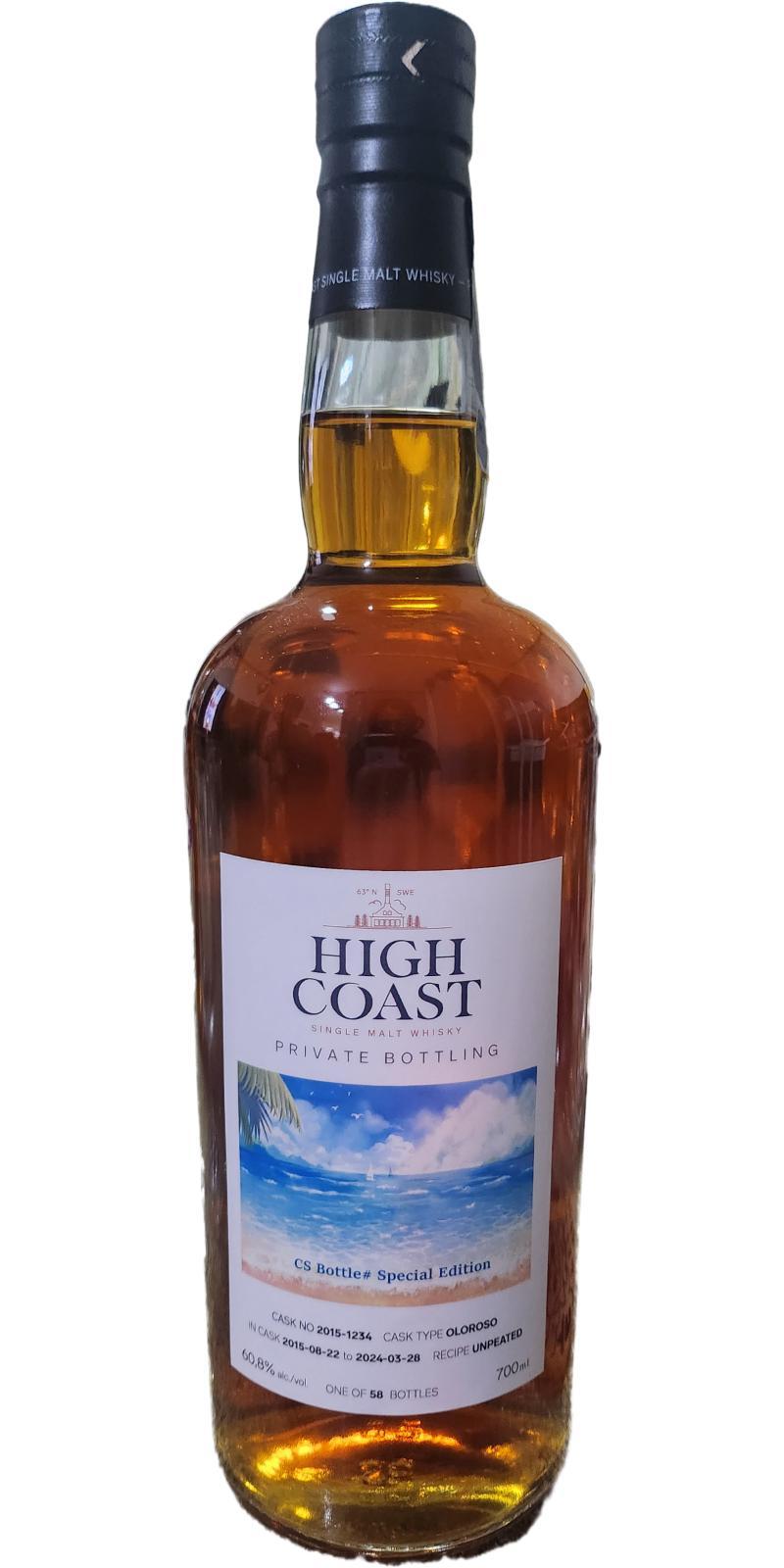 High Coast 2015  Private Bottling
