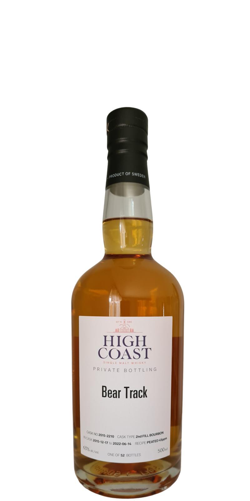 High Coast 2015  Private Bottling
