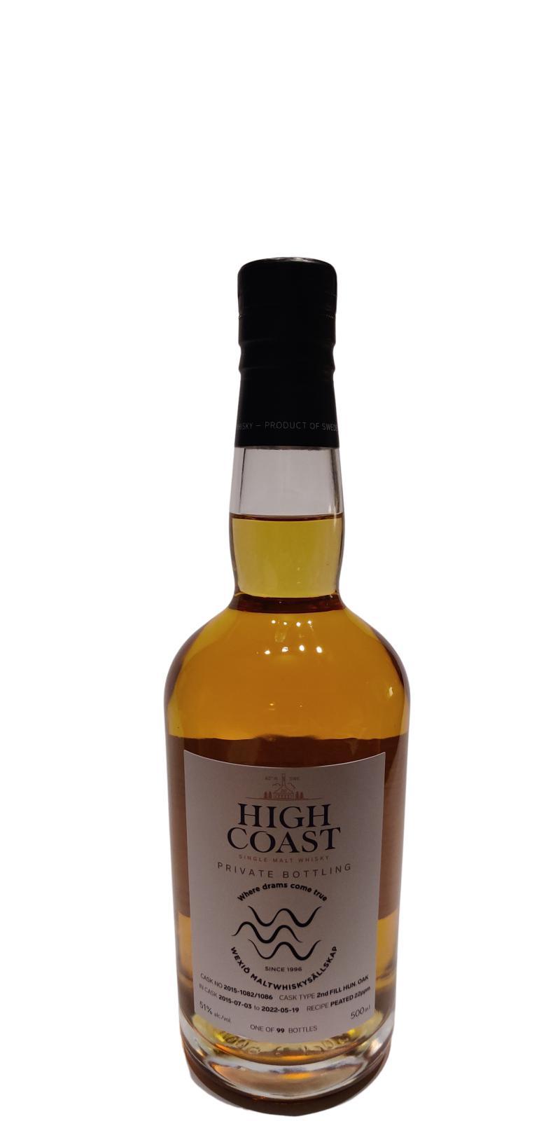 High Coast 2015  Private Bottling