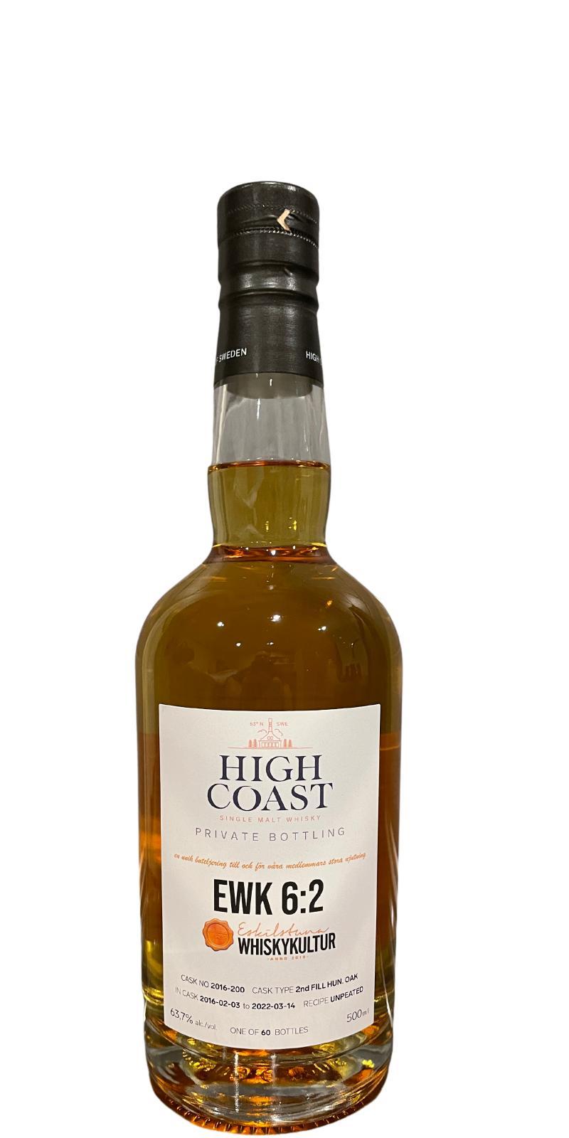 High Coast 2016  EWK 6:2 - Private Bottling