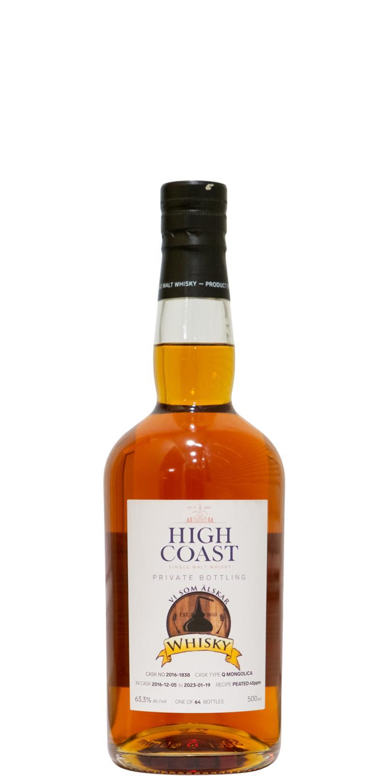 High Coast 2016  Private Bottling