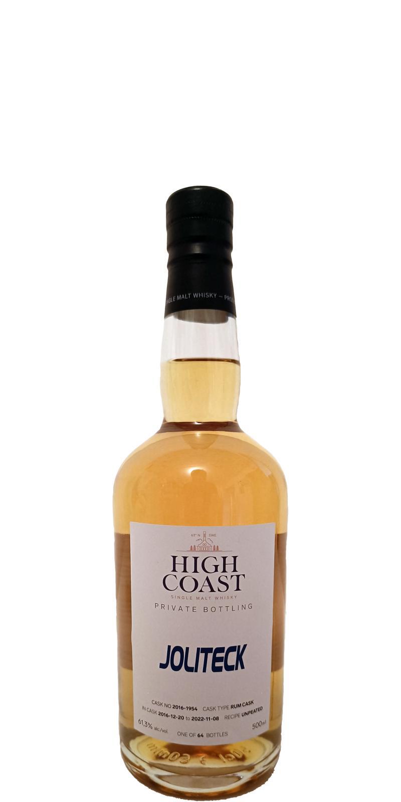 High Coast 2016  Private Bottling
