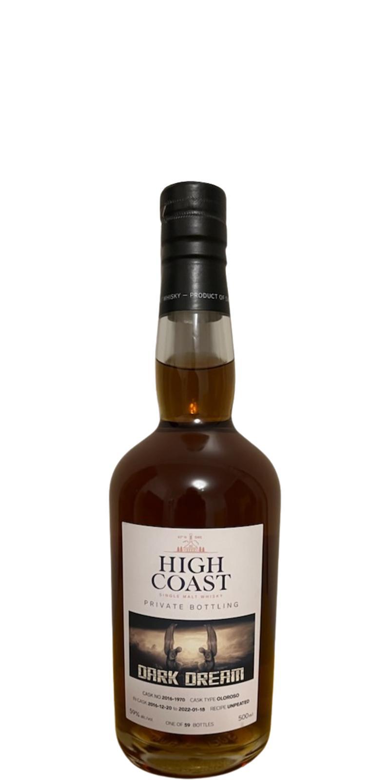 High Coast 2016  Private Bottling