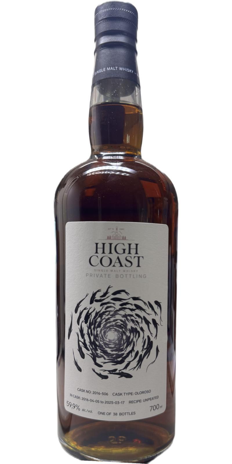 High Coast 2016  Private Bottling