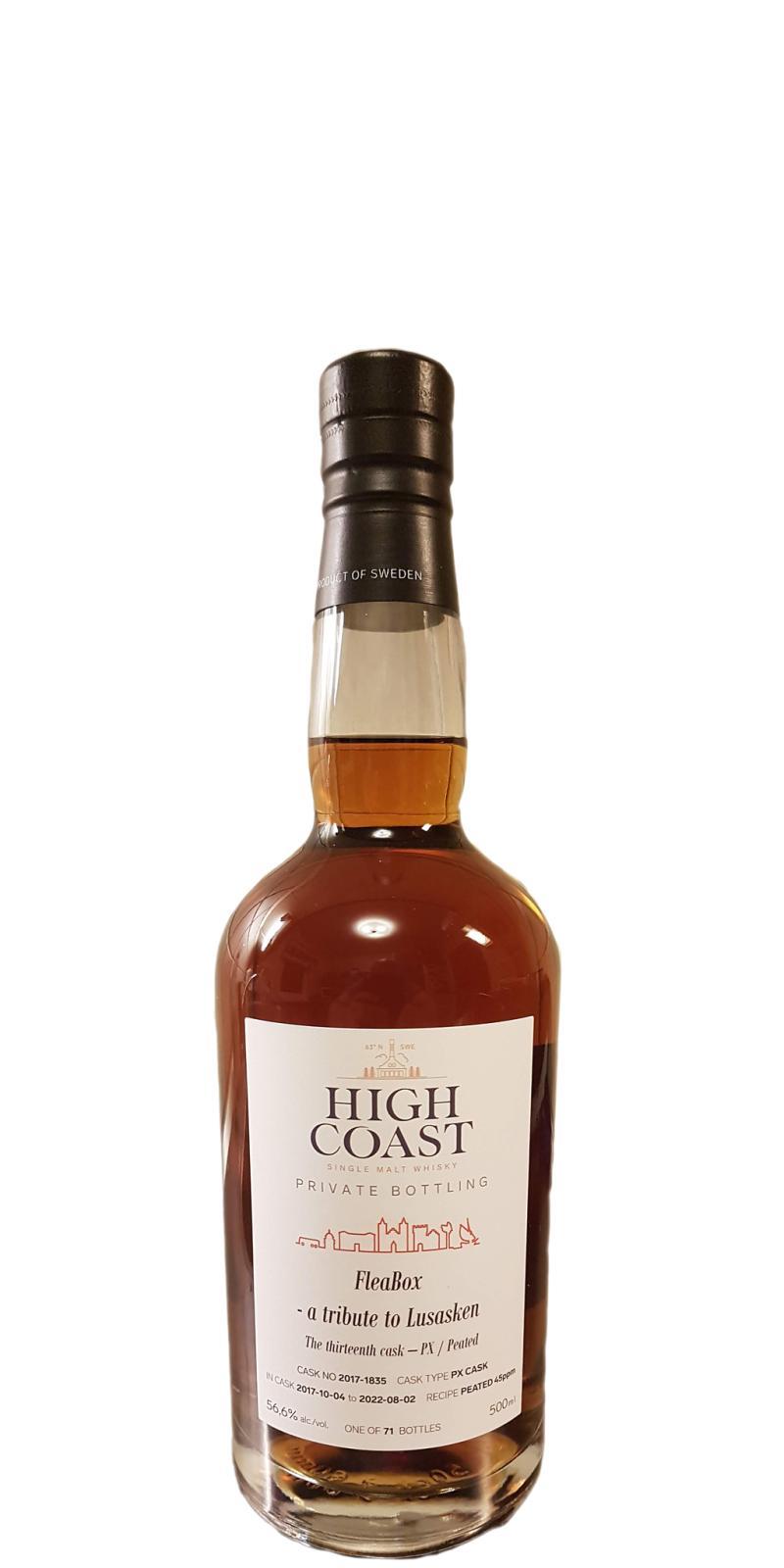 High Coast 2017  Private Bottling