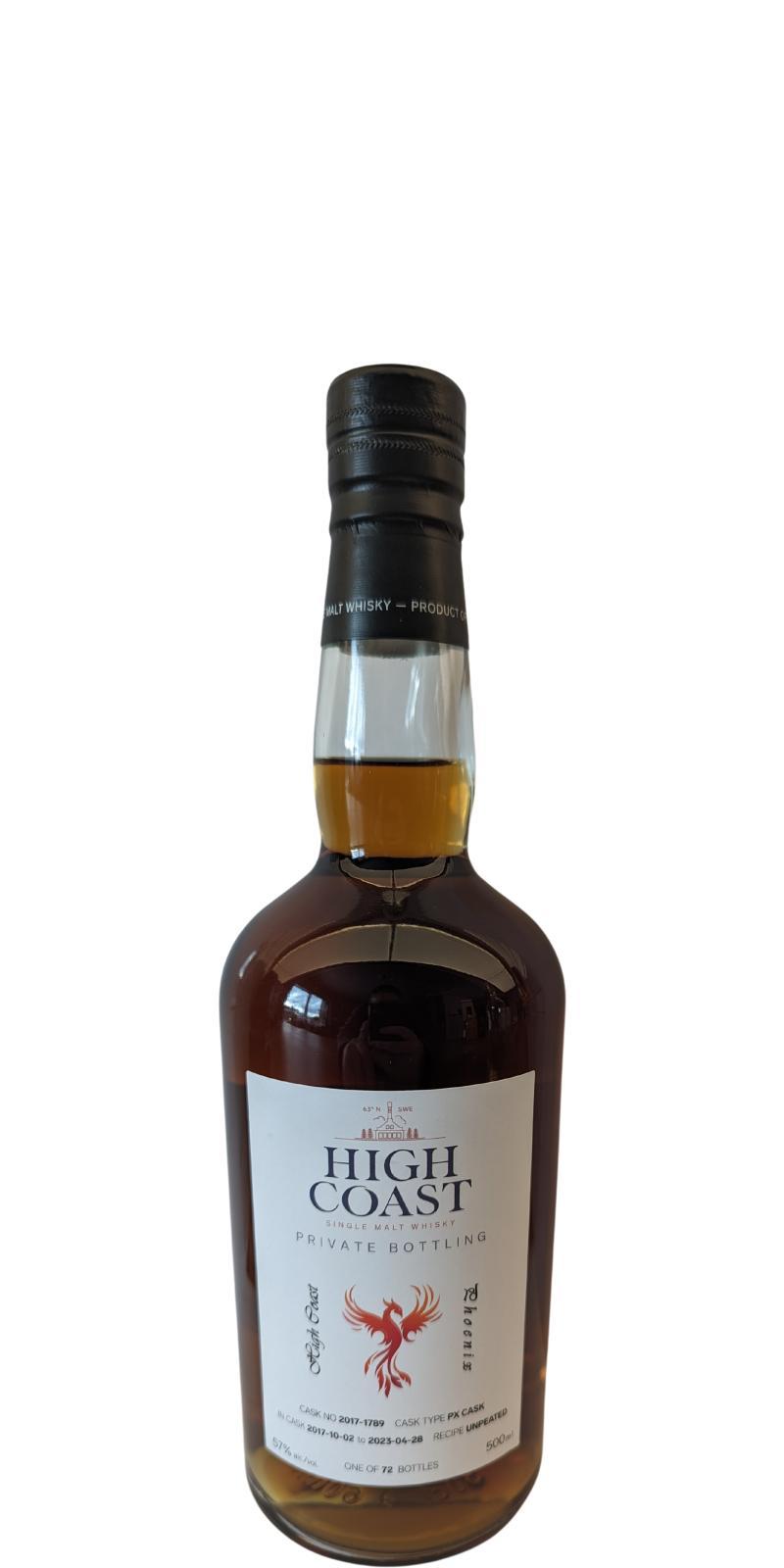 High Coast 2017  Private Bottling