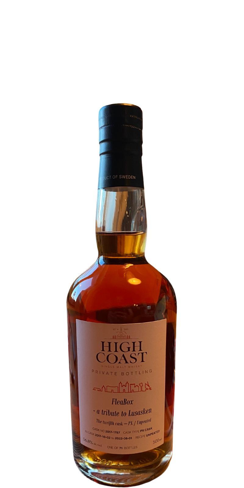 High Coast 2017  Private Bottling