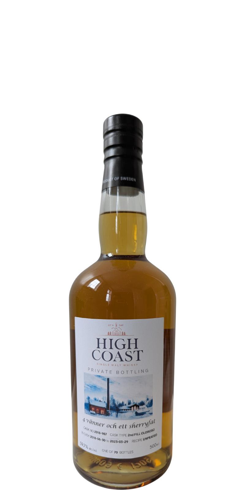 High Coast 2018  Private bottling