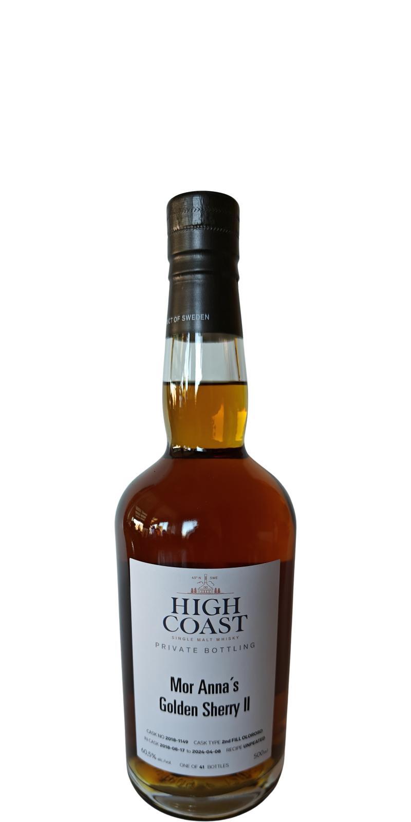 High Coast 2018  Private Bottling