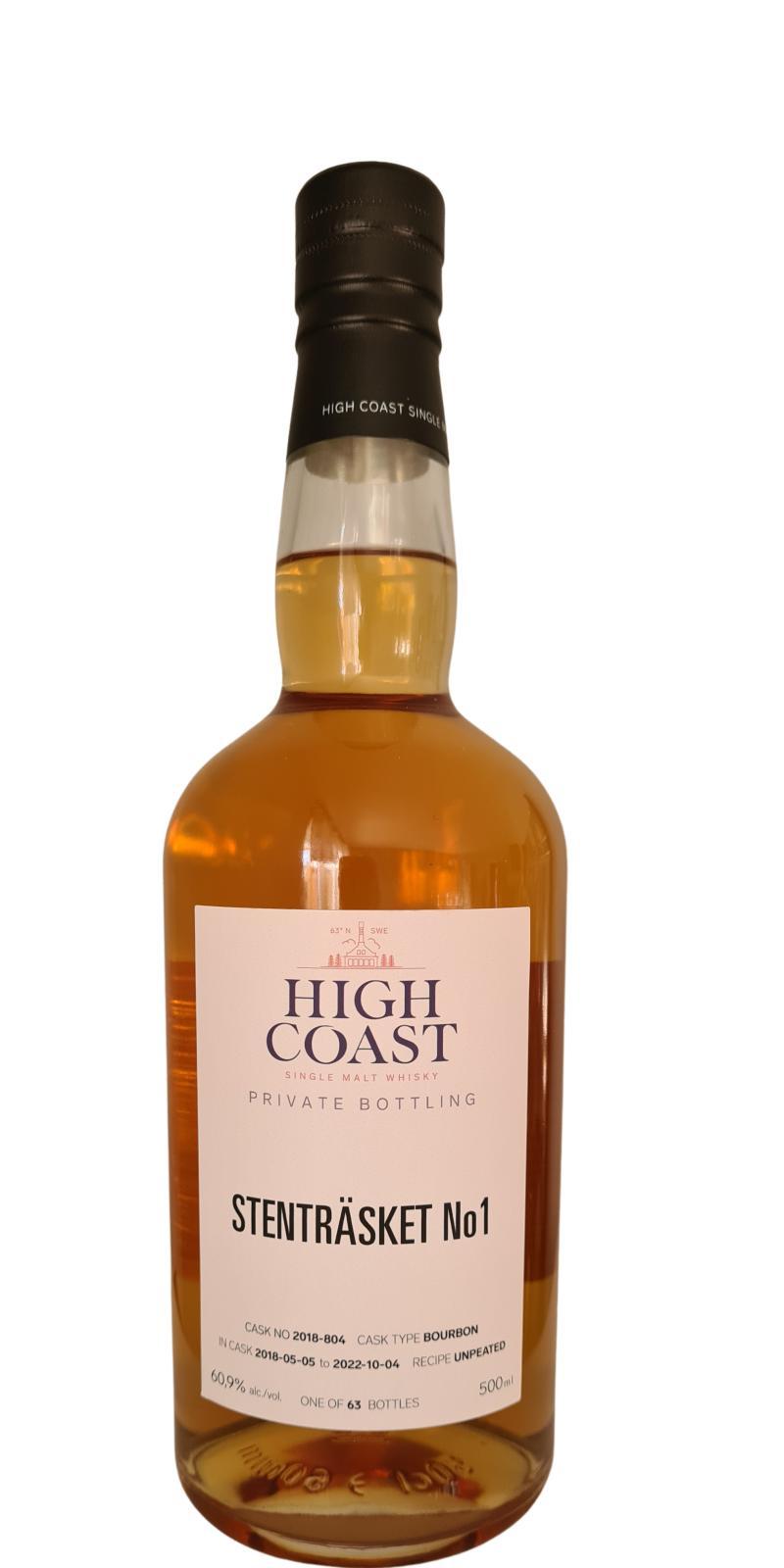 High Coast 2018  Private Bottling