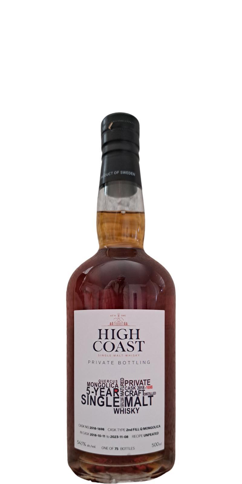 High Coast 2018  Private Bottling