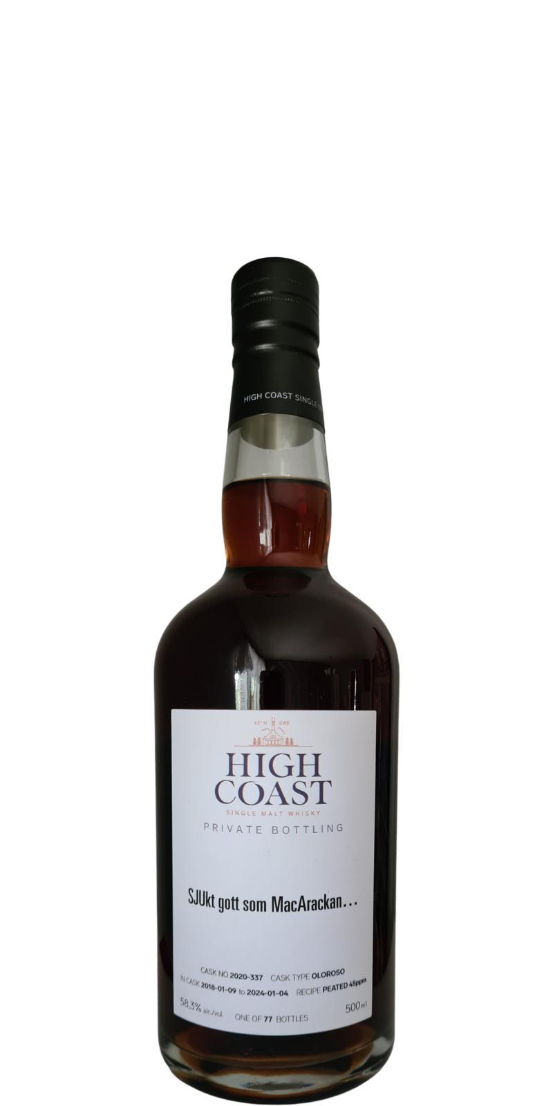 High Coast 2018  Private Bottling