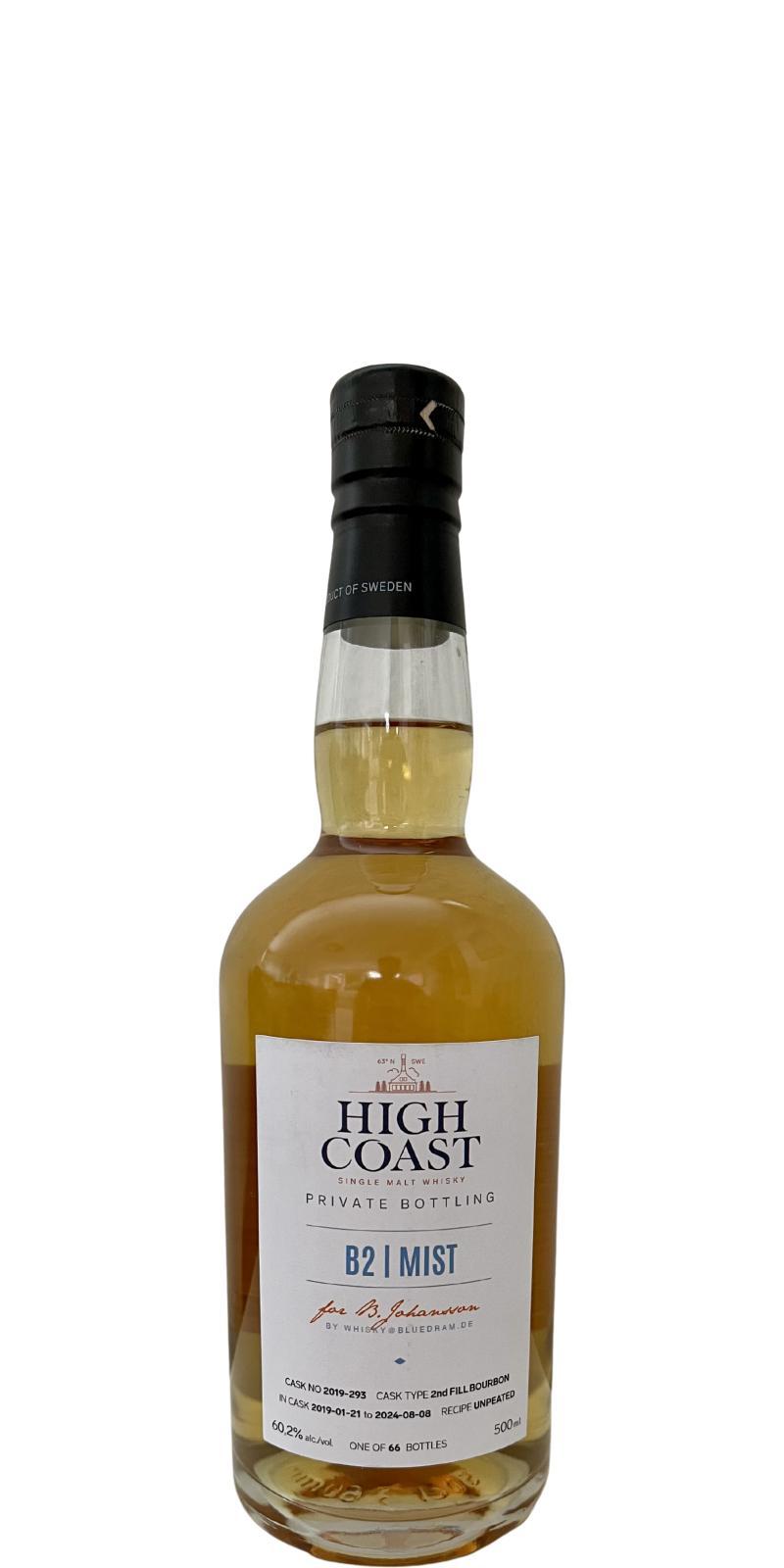 High Coast 2019  Private Bottling