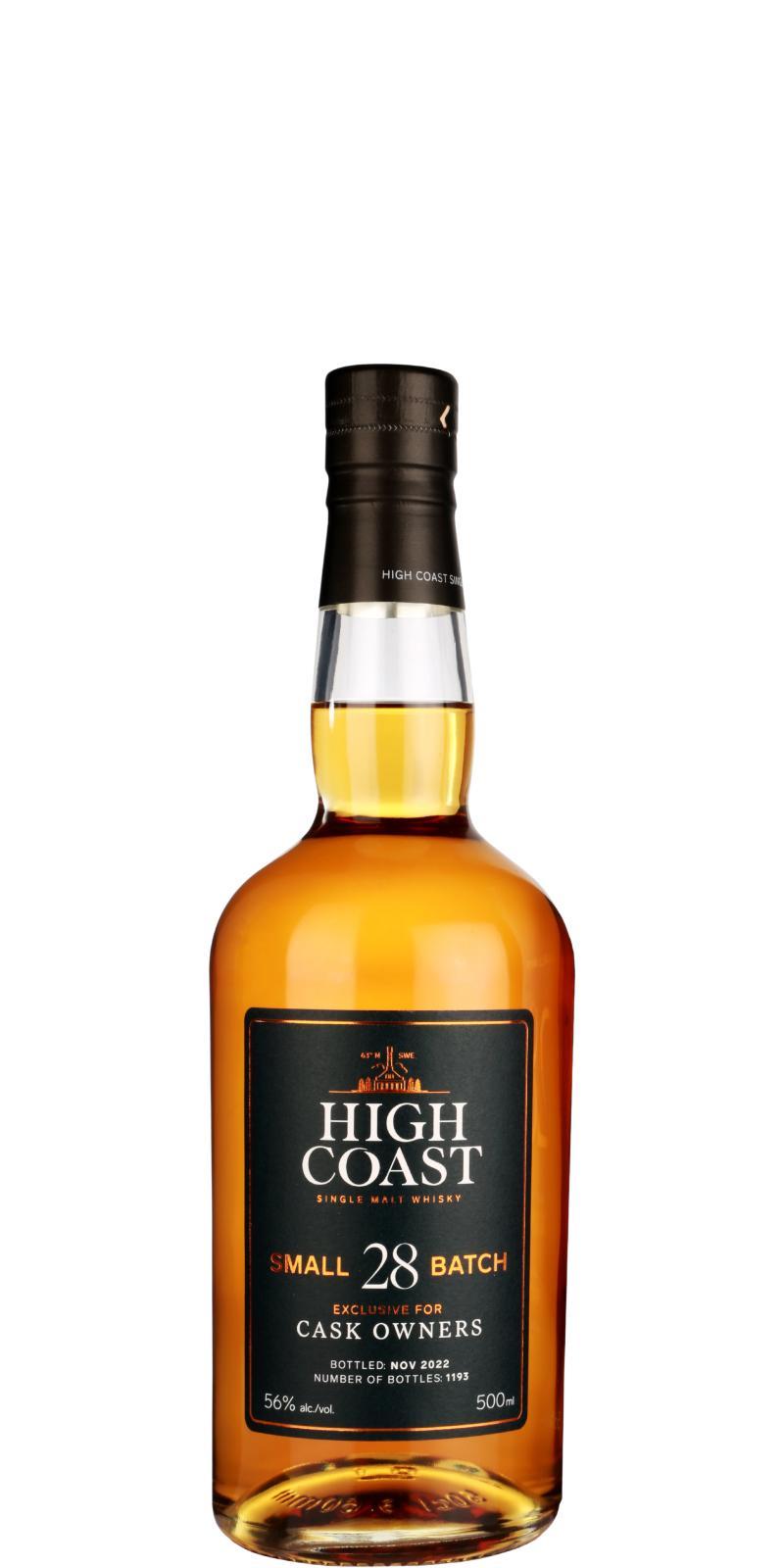 High Coast Small Batch 28   Cask Owners