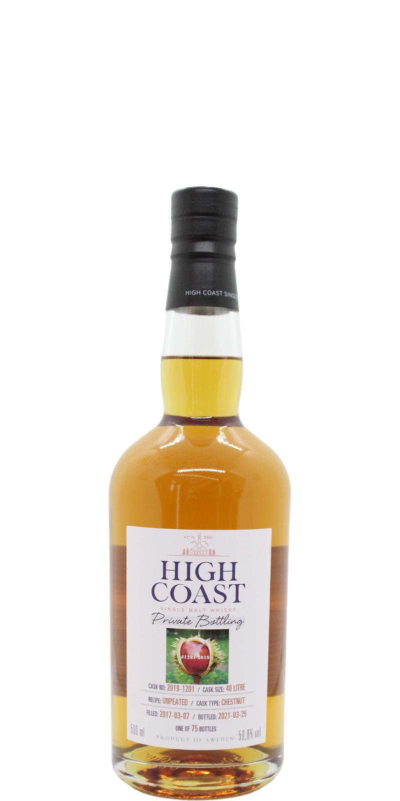 High Coast 2017 WSla  Private Bottling