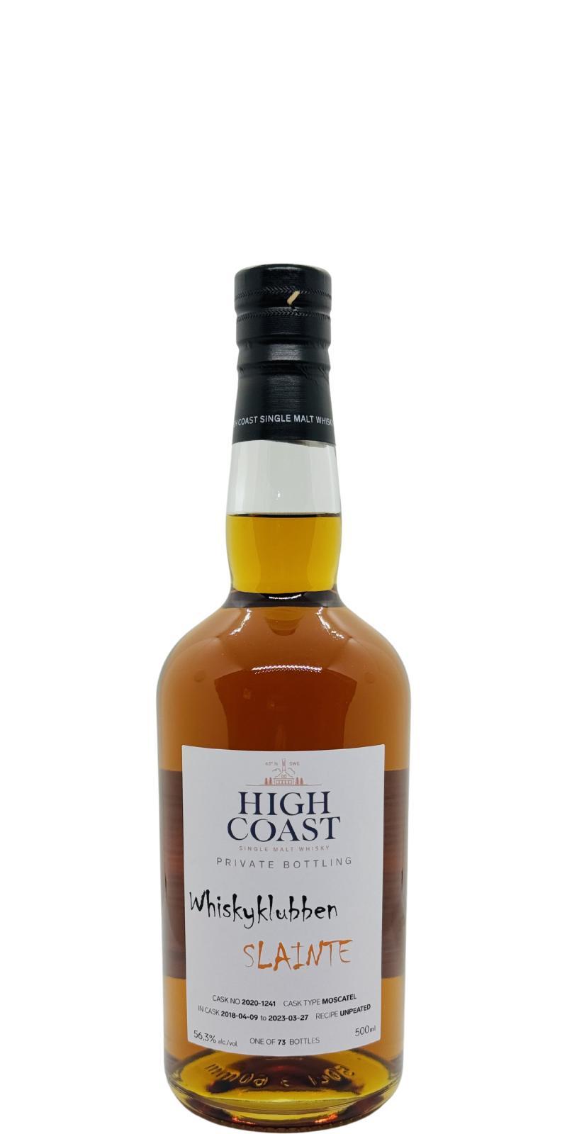 High Coast 2018 WSla  Private Bottling