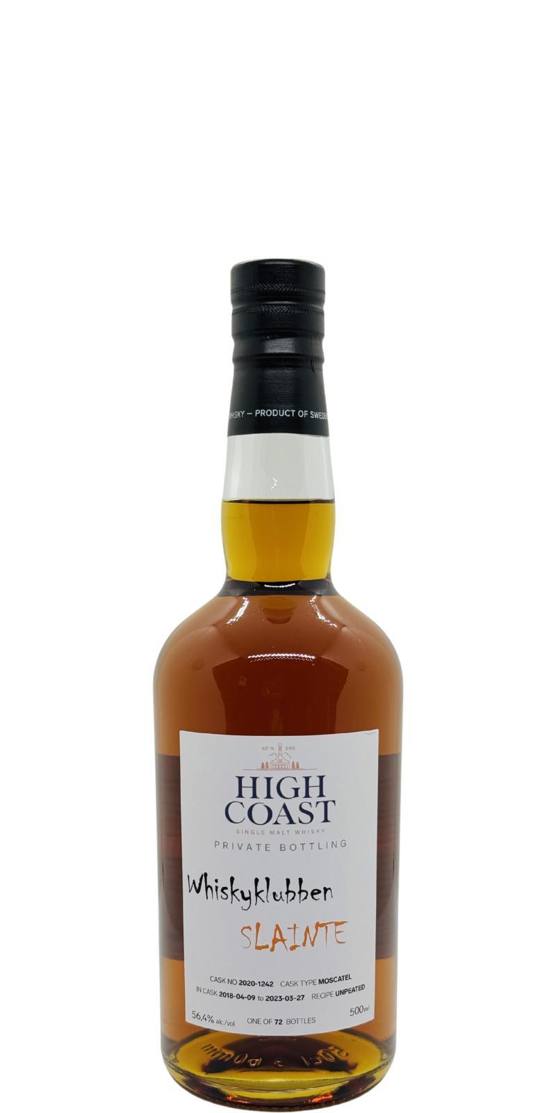 High Coast 2018 WSla  Private Bottling