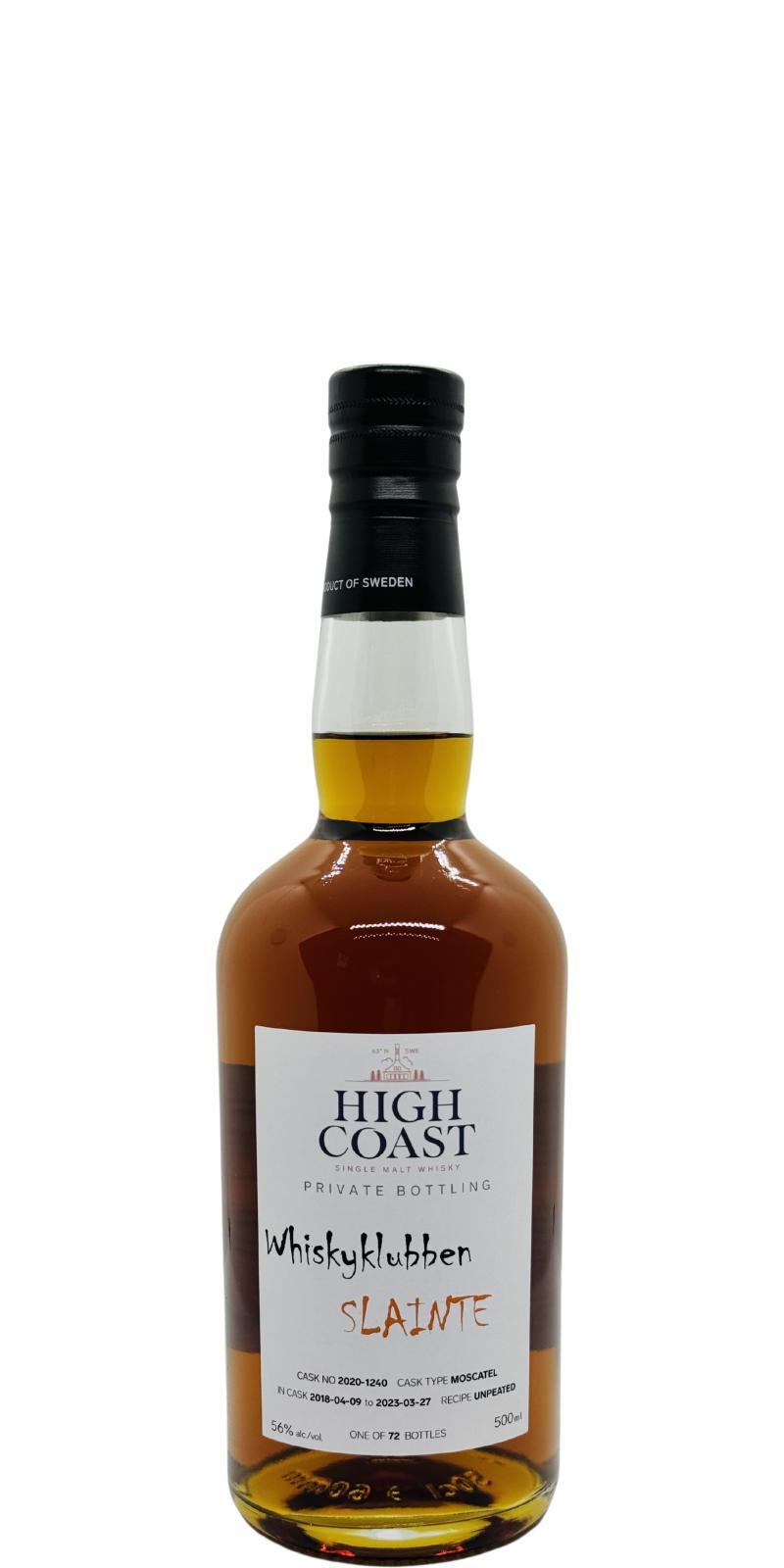 High Coast 2018 WSla  Private Bottling