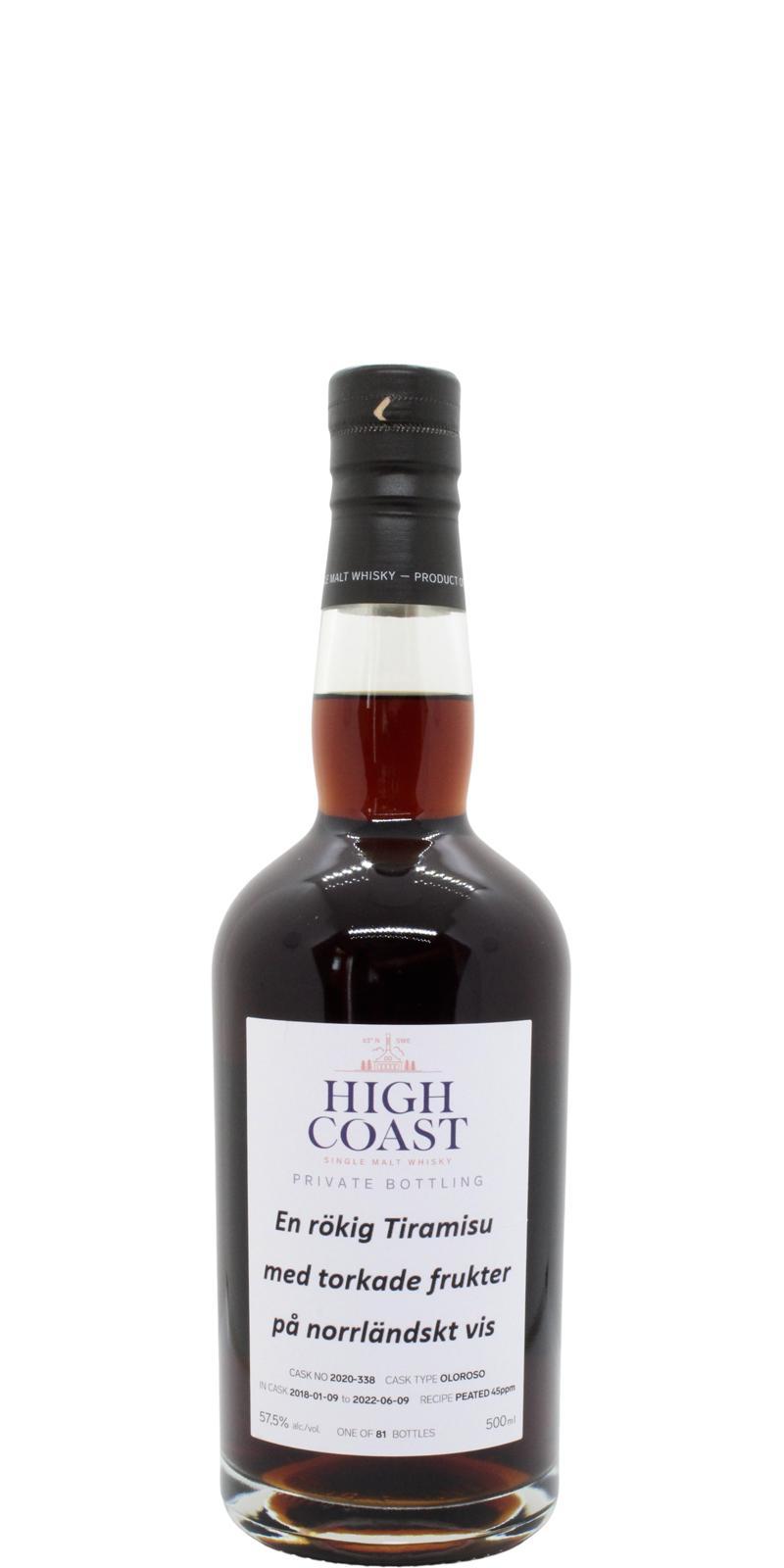 High Coast 2018 WSla  Private Bottling
