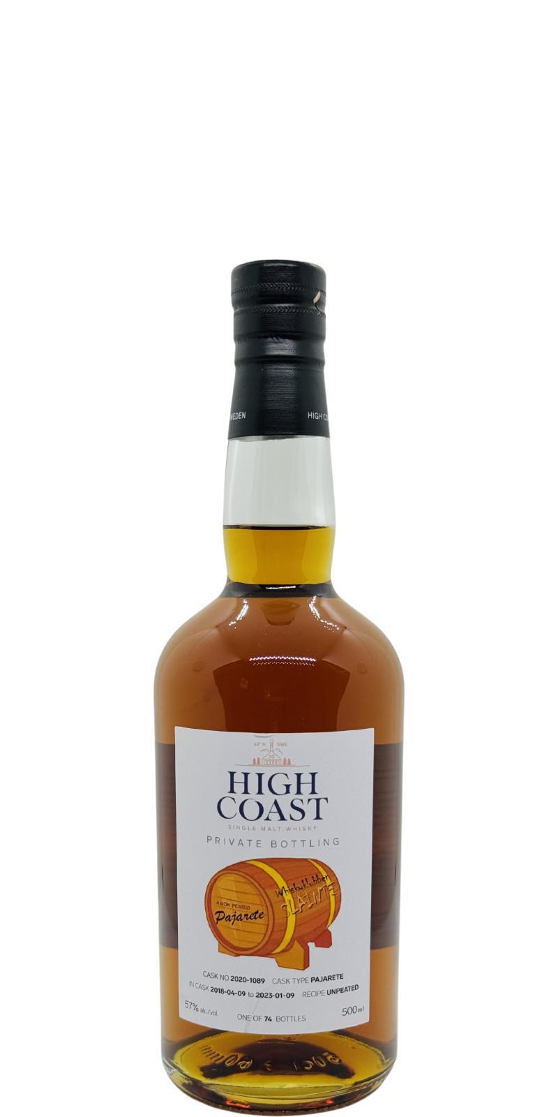 High Coast 2018 WSla  Private Bottling