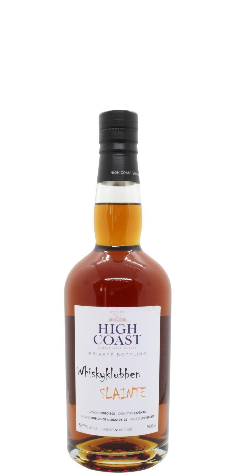 High Coast 2018 WSla  Whiskyklubben Slainte