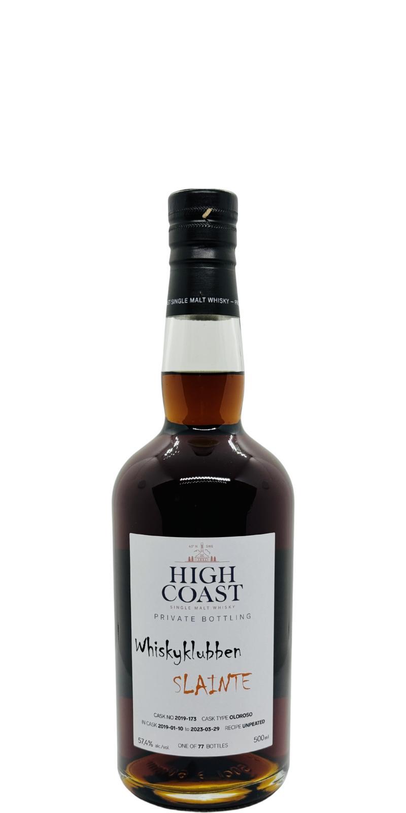 High Coast 2019 WSla  Private Bottling