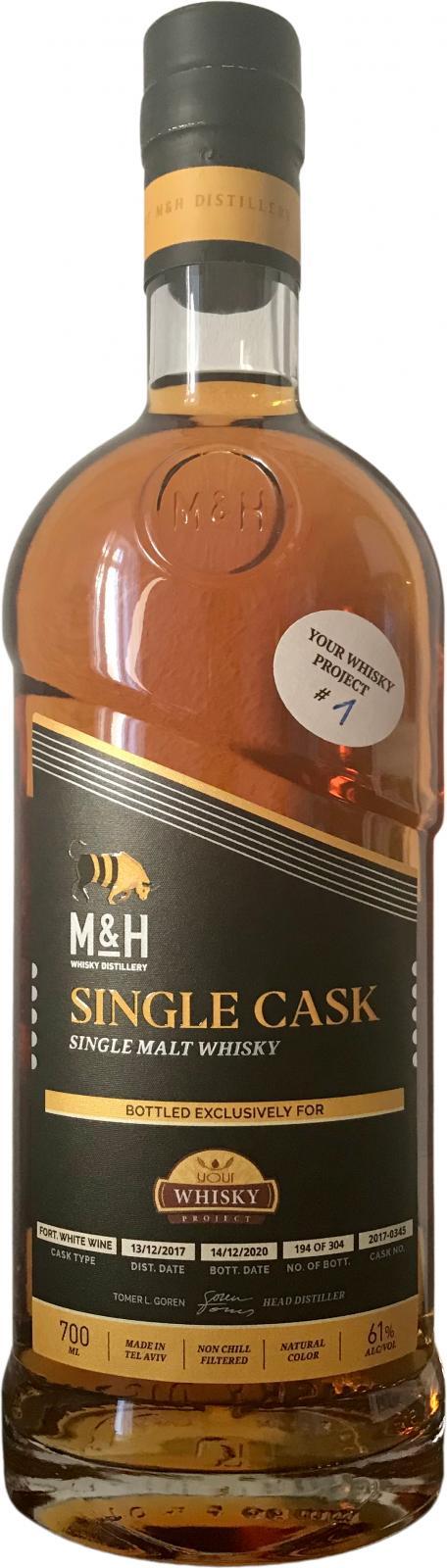 M&H 2017  Single Cask - Your Whisky Project #1