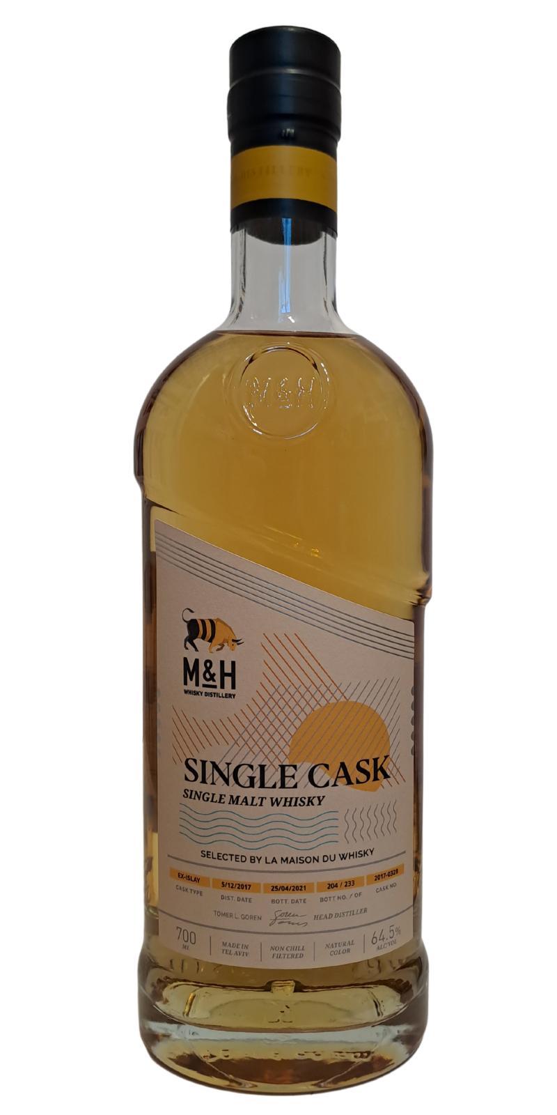 M&H 2017  Single Cask - La Maison du Whisky
