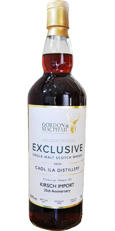 Caol Ila 2000 GM 35th Anniversary Kirsch Import