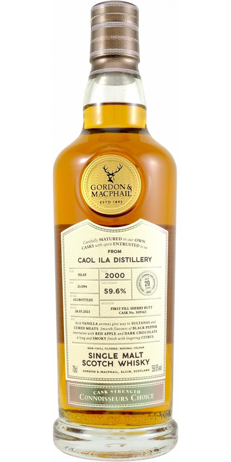 Caol Ila 2000 GM Connoisseurs Choice - Cask Strength