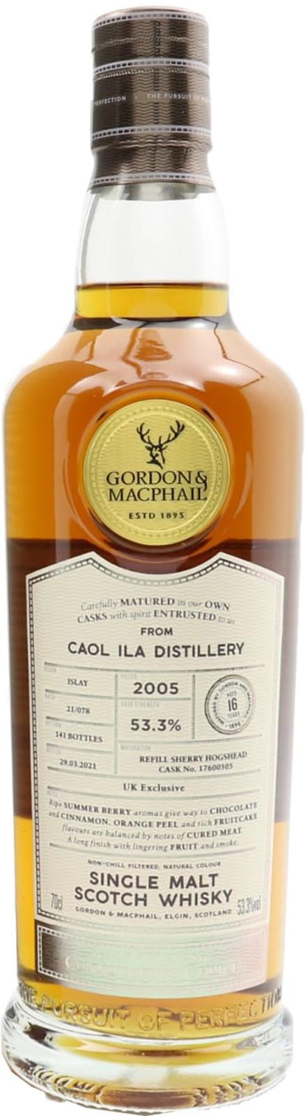 Caol Ila 2005 GM Connoisseurs Choice - Cask Strength