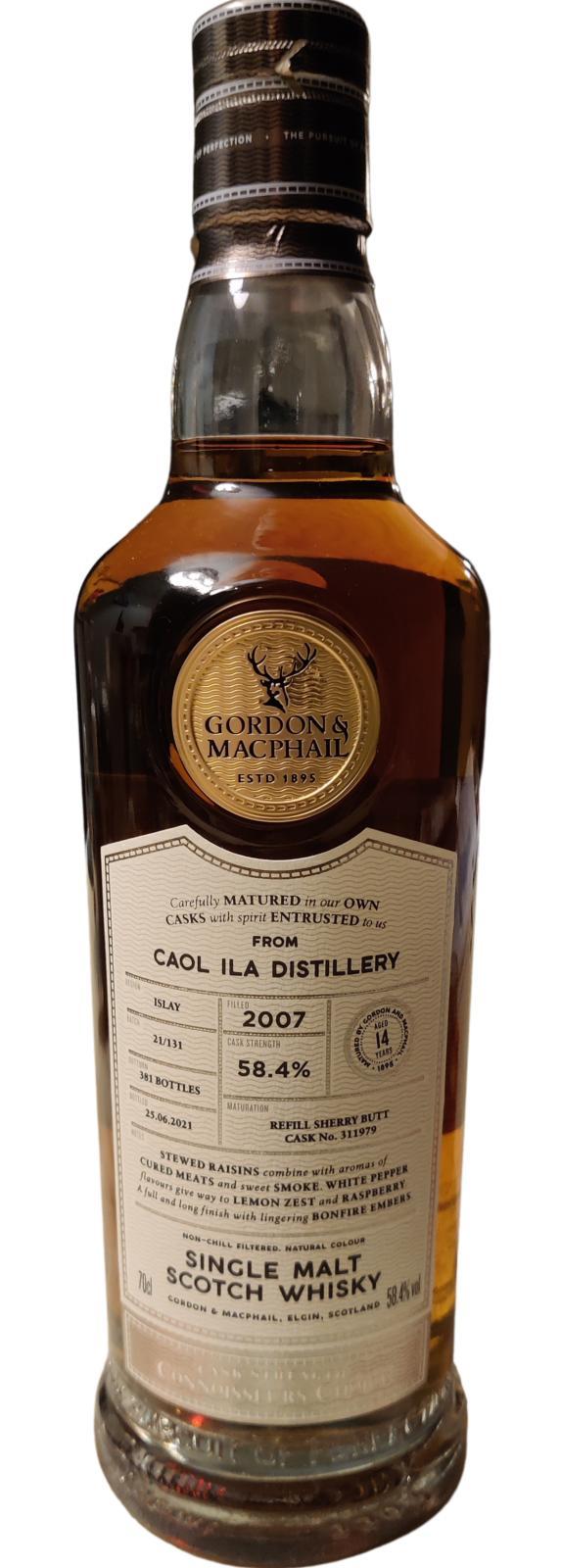 Caol Ila 2007 GM Connoisseurs Choice - Cask Strength