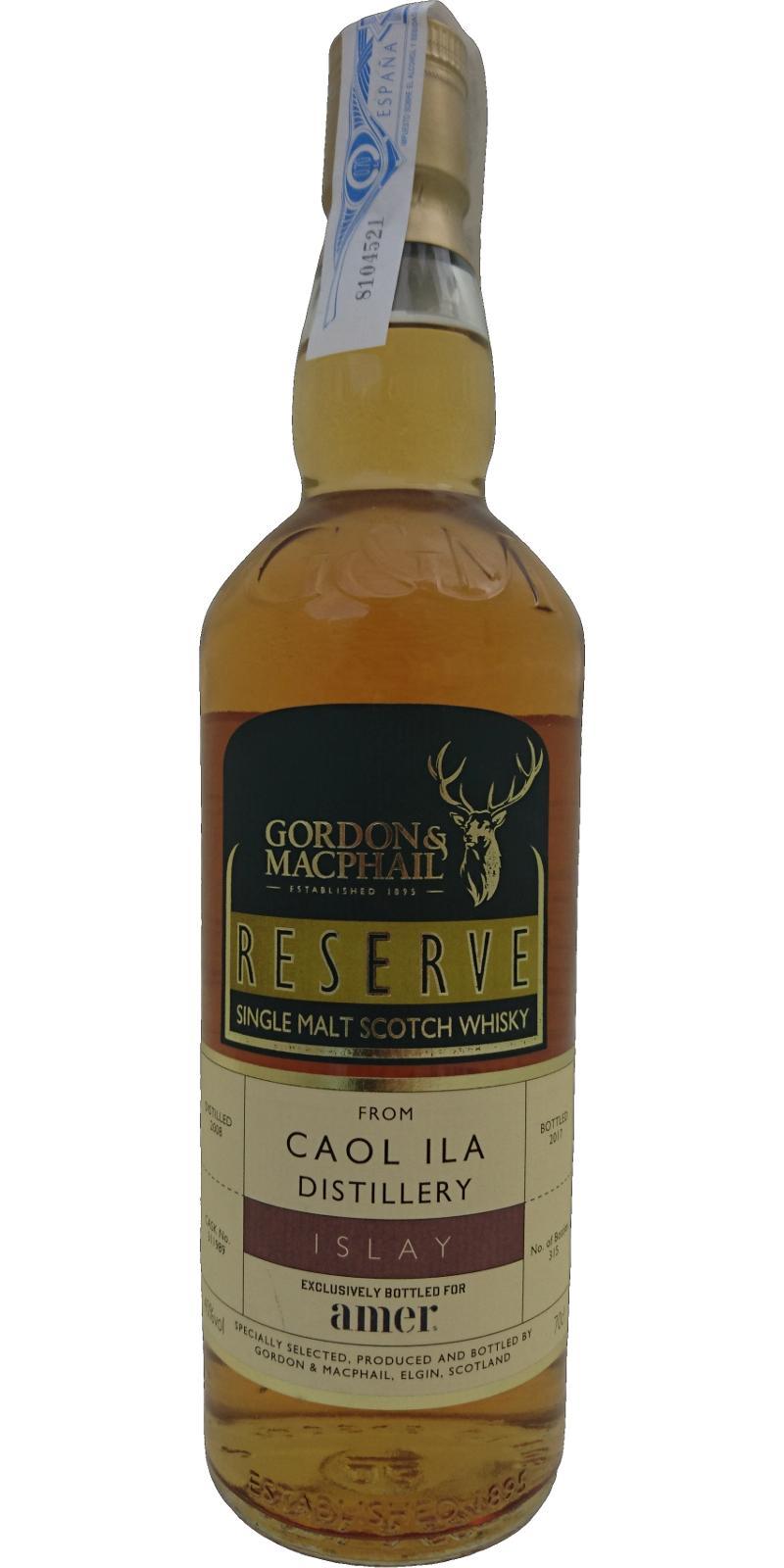 Caol Ila 2008 GM Reserve