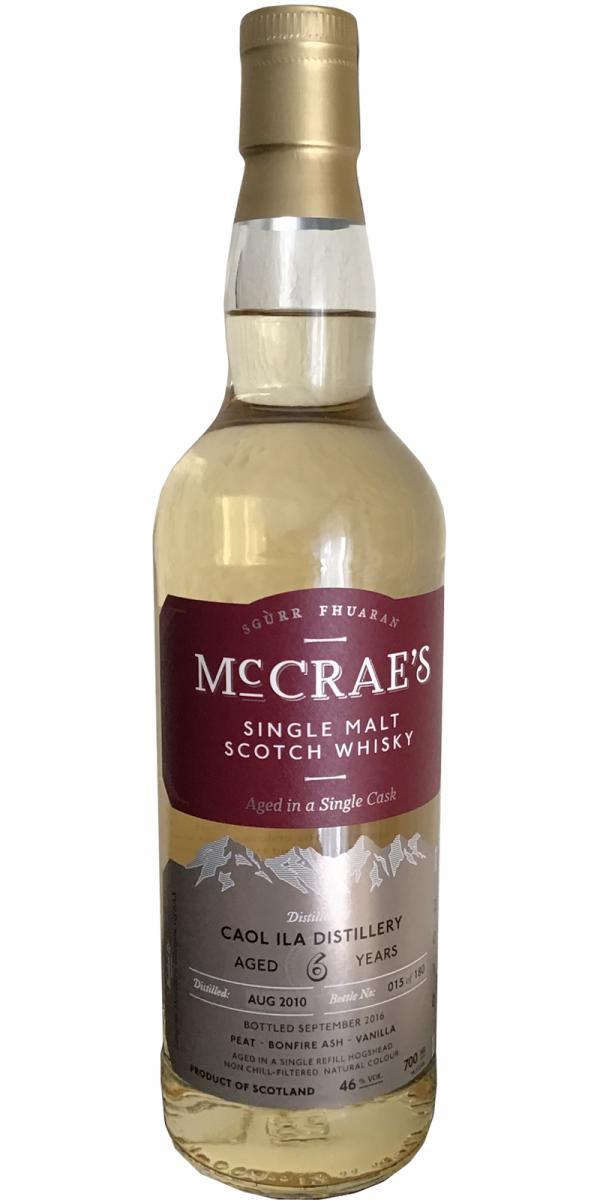 Caol Ila 2010 HL McCrae's